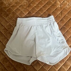 Lululemon Athletica White Athletic Shorts